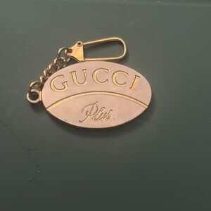 Vintage Gucci Plus Key Chain – Classic Monogram Design